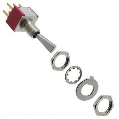 100DP1T6B15M2REH by E-Switch - SWITCH TOGGLE DPDT 0.4VA 20V