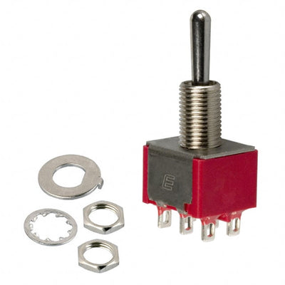 100DP4T1B1M1QEH by E-Switch - SWITCH TOGGLE DPDT 5A 120V