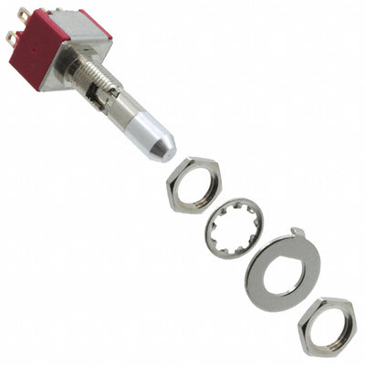 100DP6K2B25M1QEH by E-Switch - SWITCH TOGGLE SP3T 5A 120V