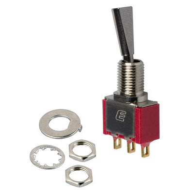 100SP1T6B11M1REH by E-Switch - SWITCH TOGGLE SPDT 0.4VA 20V
