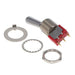 100SP1T8B13M1REH by E-Switch - SWITCH TOGGLE SPDT 0.4VA 20V