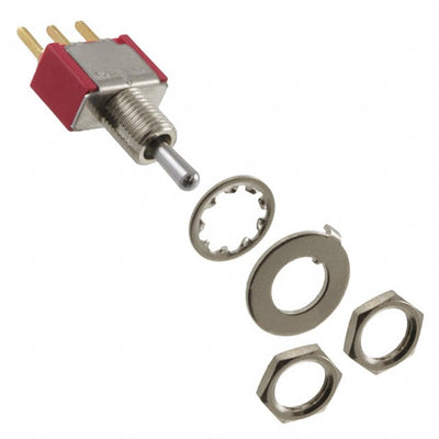 100SP3T2B3M2REH by E-Switch - SWITCH TOGGLE SPDT 0.4VA 20V