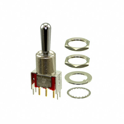 100SP3T8B13VS2REH by E-Switch - SWITCH TOGGLE SPDT 0.4VA 20V