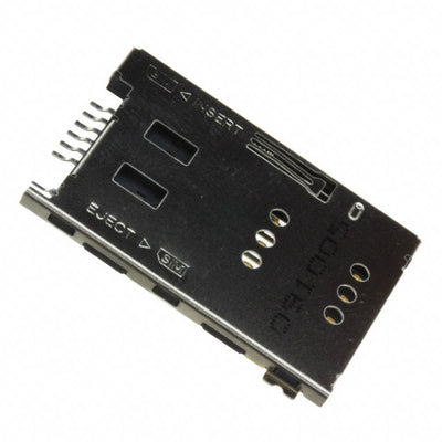 101-00306-82 by Amphenol ICC (Commercial Products) - CONNECTOR SIM CARD PUSH-PUSH R/A SMD