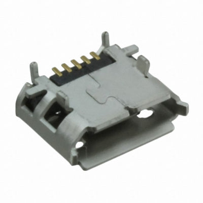 10103594-0001LF by Amphenol ICC (FCI) - CONNECTOR RECPT USB2.0 MICRO B SMD R/A