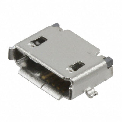 10104111-0001LF by Amphenol ICC (FCI) - CONNECTOR RECPT USB2.0 MICRO AB SMD RA