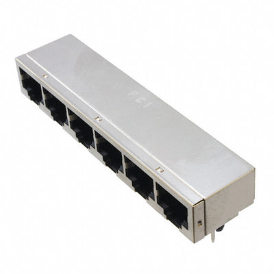 10118063-5001310LF by Amphenol ICC (FCI) - CONNECTOR MOD JACK 8P8C R/A SHIELDED