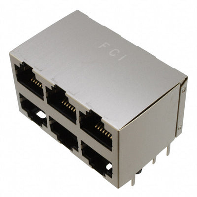 10118071-500A010LF by Amphenol ICC (FCI) - CONNECTOR MOD JACK 8P8C R/A SHIELDED