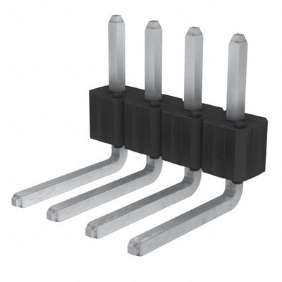 10118884-404012LF by Amphenol ICC (FCI) - CONNECTOR HEADER R/A 4POS 2.54MM