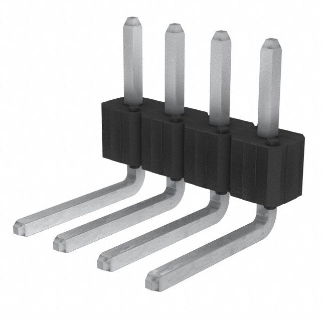 10118884-404012LF by Amphenol ICC (FCI) - CONNECTOR HEADER R/A 4POS 2.54MM