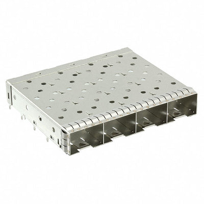 10122388-201LF by Amphenol ICC (Commercial Products) - CONNECTOR SFP+ CAGE 1X4 PRESS-FIT R/A