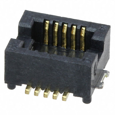 10132797-011100LF by Amphenol ICC (FCI) - CONNECTOR PLUG 10POS SMD GOLD