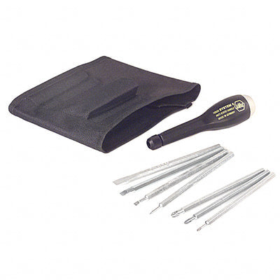 10191 by Wiha - BLADE SET PHIL/SLOT W/POUCH 8PC