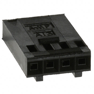 102241-2 by TE Connectivity AMP Connectors - CONNECTOR RECPT HSG 4POS 2.54MM