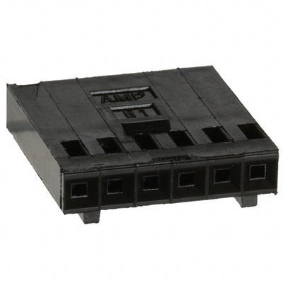 102241-4 by TE Connectivity AMP Connectors - CONNECTOR RECPT HSG 6POS 2.54MM
