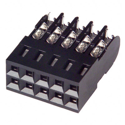 102398-3 by TE Connectivity AMP Connectors - CONNECTOR RECPT 10P IDC 22-26AWG GOLD