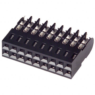 102448-7 by TE Connectivity AMP Connectors - CONNECTOR RECPT 18P IDC 20-22AWG GOLD