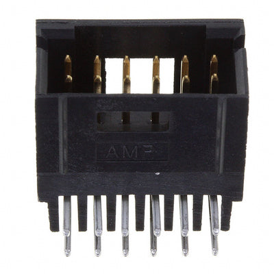 102617-4 by TE Connectivity AMP Connectors - CONNECTOR HEADER R/A 12POS 2.54MM
