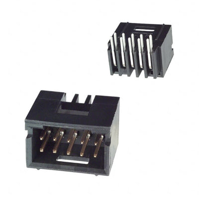 103166-3 by TE Connectivity AMP Connectors - CONNECTOR HEADER R/A 10POS 2.54MM
