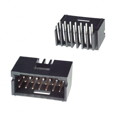 103167-4 by TE Connectivity AMP Connectors - CONNECTOR HEADER R/A 14POS 2.54MM