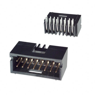 103167-5 by TE Connectivity AMP Connectors - CONNECTOR HEADER R/A 16POS 2.54MM