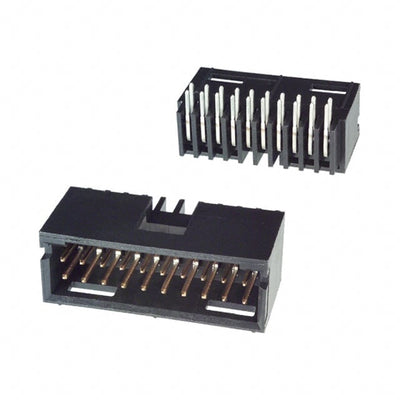103166-8 by TE Connectivity AMP Connectors - CONNECTOR HEADER R/A 20POS 2.54MM