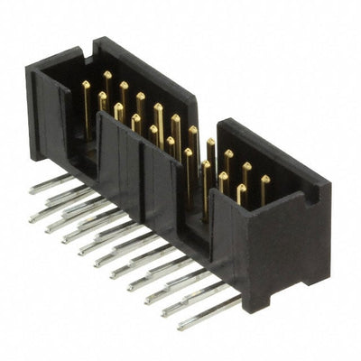 103311-5 by TE Connectivity AMP Connectors - CONNECTOR HEADER R/A 20POS 2.54MM