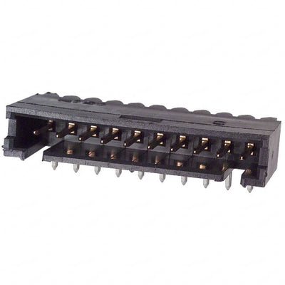 5-102203-7 by TE Connectivity AMP Connectors - CONNECTOR HEADER R/A 10POS 2.54MM