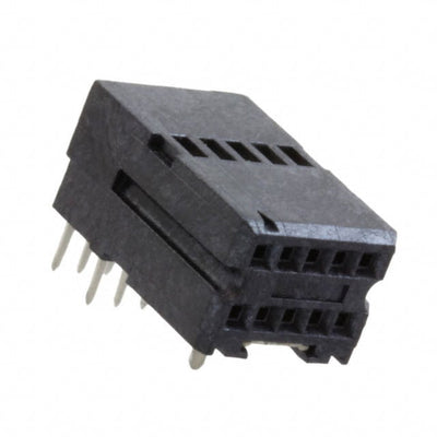 103911-1 by TE Connectivity AMP Connectors - CONNECTOR RECPT 10P 0.05 GOLD PCB R/A