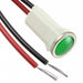 1032D5 by Visual Communications Company - VCC - INDICATOR NEON GREEN PANEL MNT