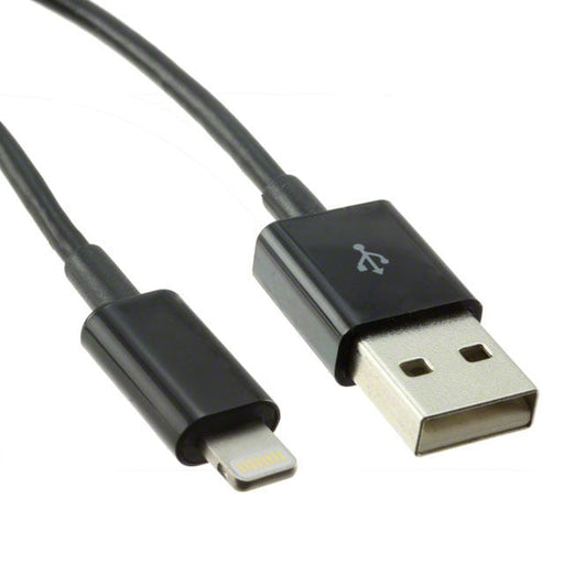 104-1030-BL-00200 by CNC Tech - LIGHTNING TO USB CABLE BLK 2M