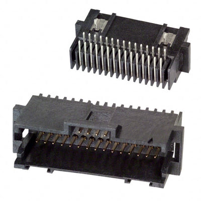 104069-5 by TE Connectivity AMP Connectors - CONNECTOR HEADER R/A 30POS 1.27MM