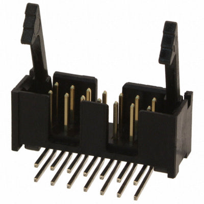 104130-2 by TE Connectivity AMP Connectors - CONNECTOR HEADER R/A 14POS 2.54MM