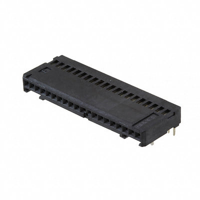 104196-5 by TE Connectivity AMP Connectors - CONNECTOR RECPT 20P 0.05 GOLD PCB R/A