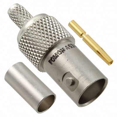 1044939-1 by TE Connectivity AMP Connectors - CONNECTOR BNC JACK STR 50OHM CRIMP