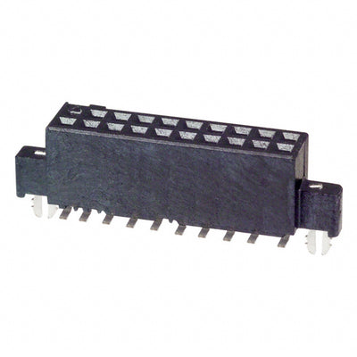 104652-2 by TE Connectivity AMP Connectors - CONNECTOR RECPT 20POS 0.05 GOLD SMD