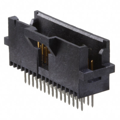 104666-2 by TE Connectivity AMP Connectors - CONNECTOR HEADER VERT 30POS 1.27MM