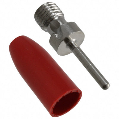 105-0302-001 by Cinch Connectivity Solutions Johnson - CONNECTOR TIP PLUG SOLDERLESS RED