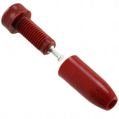 105-0702-001 by Cinch Connectivity Solutions Johnson - CONNECTOR TIP JACK TURRET RED