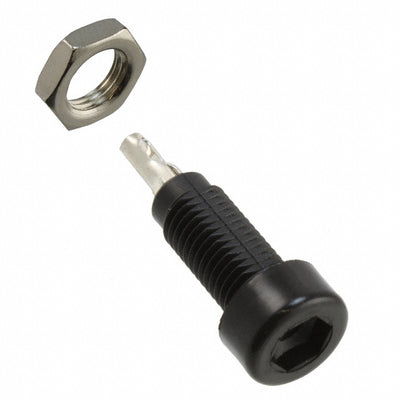 105-0803-001 by Cinch Connectivity Solutions Johnson - CONNECTOR TIP JACK SLDR EYELET BLACK
