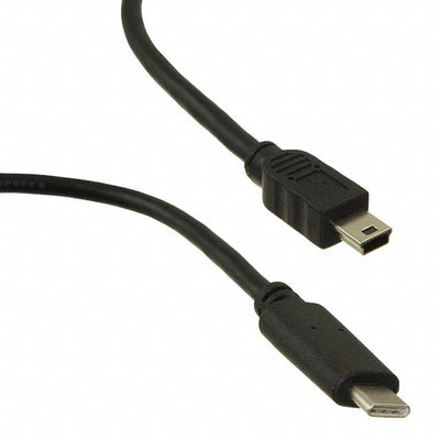 105-1031-BL-00500 by CNC Tech - CABLE MINI B PLUG TO C PLUG 16.4
