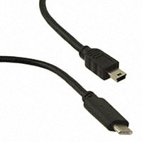 105-1031-BL-00500 by CNC Tech - CABLE MINI B PLUG TO C PLUG 16.4