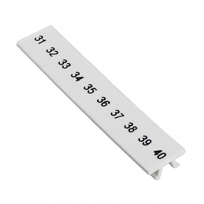 1050017:0031 by Phoenix Contact - CONNECTOR ACC MARKER STRIP PREPRINT