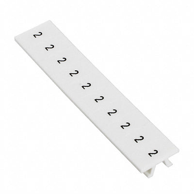 1050033:0002 by Phoenix Contact - ZACK STRIP 10-SECTION WHITE