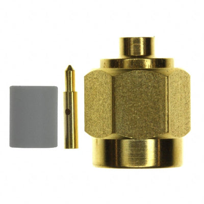 1050547-1 by TE Connectivity AMP Connectors - CONNECTOR SMA PLUG STR 50 OHM SOLDER
