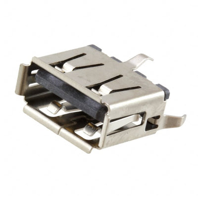 1050570001 by Molex - CONNECTOR RECPT USB2.0 TYPEA 4POS VERT