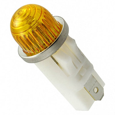 1092QA3-12V by Visual Communications Company - VCC - LED PMI, AMBER, HI-DOME, 12V, 3/