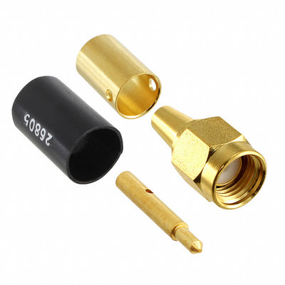 1051638-1 by TE Connectivity AMP Connectors - CONNECTOR SMA PLUG STR 50 OHM SOLDER