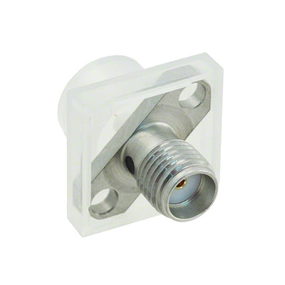 1052902-1 by TE Connectivity AMP Connectors - CONNECTOR SMA RCPT STR 50 OHM SOLDER