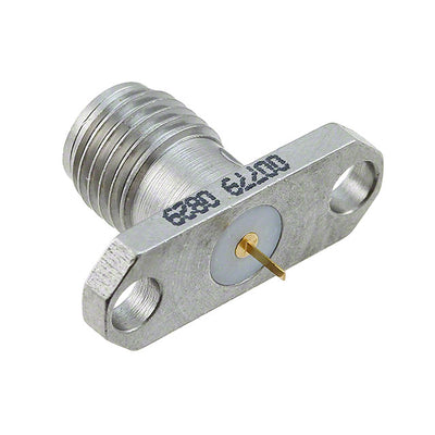 1052928-1 by TE Connectivity AMP Connectors - CONNECTOR SMA RCPT STR 50 OHM SOLDER
